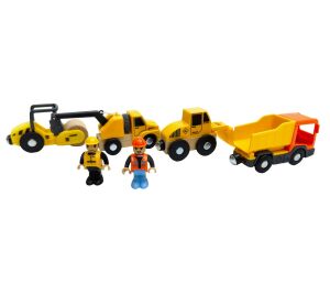 2Kids Toys Baumaschinen Set mit Figuren
