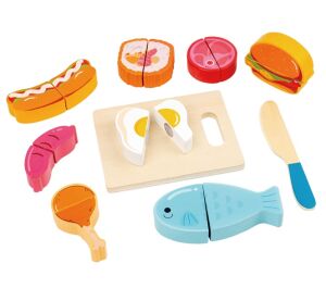 2Kids Toys Holz-Lebensmittel zum Schneiden