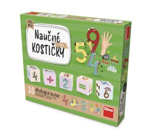 Dino Würfel aus Holz Zahlen 20 Stück