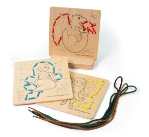 Bigjigs Toys Anziehen nach Zahlen Fairy Tales
