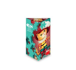 Dino Puzzle-Dreieck Der gestiefelte Kater 24 Teile