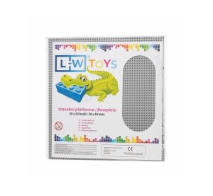 L-W Toys Große Baumatte 50x50 punkte grau