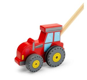 Bigjigs Toys Holztraktor zum Draufsitzen