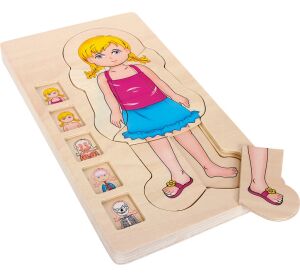 small foot Anatomie Puzzle aus Holz