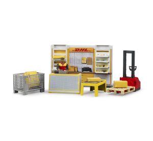 Bruder BWORLD DHL Lieferwagen mit Zubehör