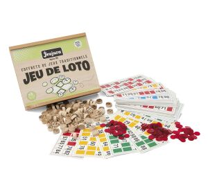 Jeujura Bingo in Holzkiste