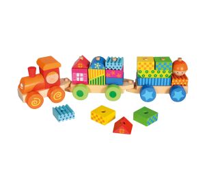 Bino Train mit Häusern