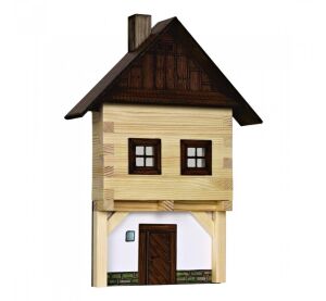 Walachei Holzleimbausatz Rathaus an der Wand