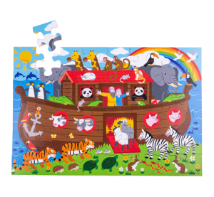 Bigjigs Toys Arche Noah Bodenpuzzle 48 Teile