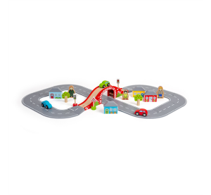 Bigjigs Rail Holzautobahn Achterbahn