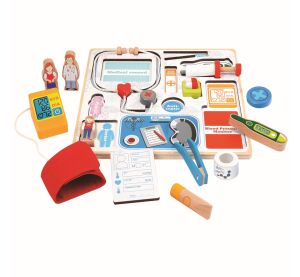 Bino Einsteckbarer Puzzle-Organisator Arzt
