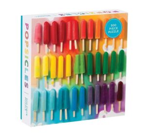 Galison Puzzle Regenbogen Eis am Stiel 500 Teile