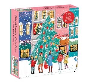 Galison Puzzle Christmas Carolers 1000 Teile