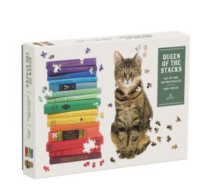 Galison Puzzle Set 2tlg. Queen of the Stacks 650 Teile