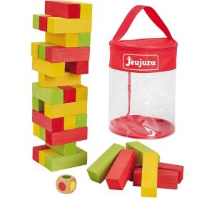 Jeujura Holz-Wackelturm groß 36 Stück