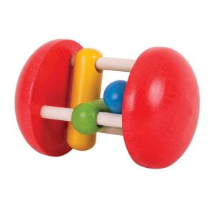 Bigjigs Baby-Rassel Regenbogen Roller