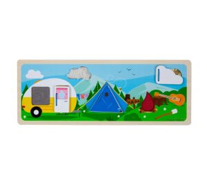 Bigjigs Toys Sinnespuzzle Camping in der Natur