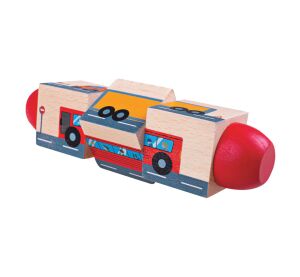 Bigjigs Toys Motorrollentransport