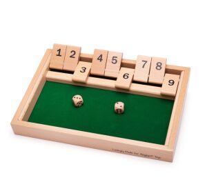 Bigjigs Toys Holzspielzeug Schließen Sie die Würfel