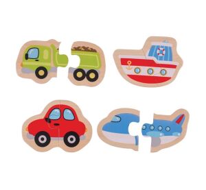 Bigjigs Toys Easy Puzzle Fahrzeuge