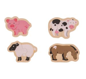 Bigjigs Toys Easy Puzzle Bauernhof Tiere