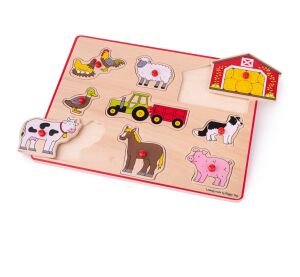 Bigjigs Toys Bauernhof-Puzzle