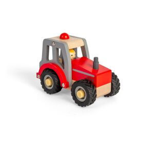 Bigjigs Toys Traktor rot