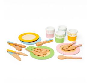 Bigjigs Toys Servierset aus Holz
