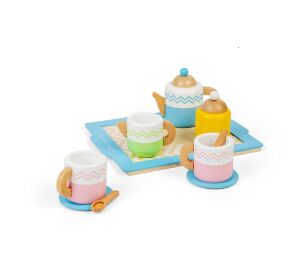 Bigjigs Toys Teeservice mit Tablett