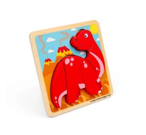 Bigjigs Toys Diplodocus Einfügpuzzle aus Holz