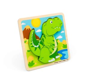 Bigjigs Toys Holz T-Rex Einfügpuzzle