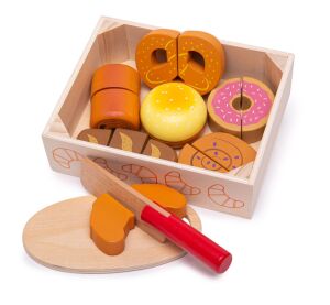 Bigjigs Toys Gebäck in Scheiben schneiden in einer Schachtel