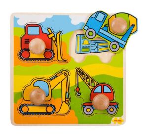 Bigjigs Toys Puzzlebaumaschinen einfügen