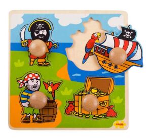 Bigjigs Toys Einlegepuzzle Piraten