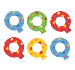 Bigjigs Toys Stern Buchstabe Q
