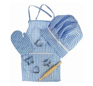Bigjigs Toys Blaues Kochset