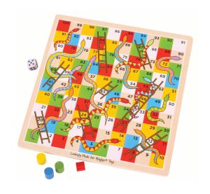 Bigjigs Toys Schlangen und Leitern 2