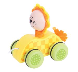 Bigjigs Toys Ziehspielzeug an einer Schnur Löwenjunges