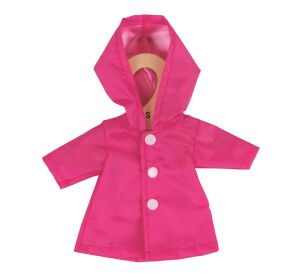 Bigjigs Toys Rosa Mantel für Puppe 28 cm