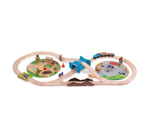 Bigjigs Rail Train Construction 50 Teile