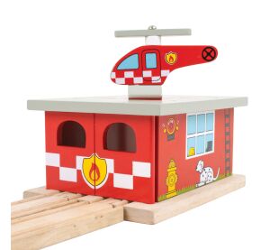 Bigjigs Rail Depot Feuerwache