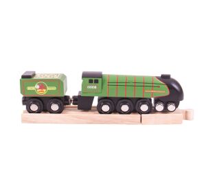 Bigjigs Rail Hölzerne Nachbildung der Eisenhower-Lokomotive