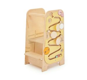 BusyKids Erweiterbarer Lernturm Spiel 5 in 1 75 cm