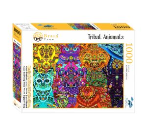 Brain Tree Puzzle Stammestiere 1000 Teile