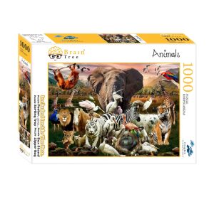 Brain Tree Puzzle Tiere 1000 Teile