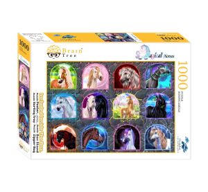 Brain Tree Puzzle Magic Horses 1000 Teile