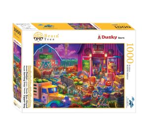Brain Tree Puzzle Dämmerung im Hinterhof 1000 Teile