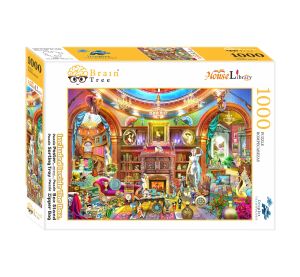 Brain Tree Puzzle Home Bibliothek 1000 Teile