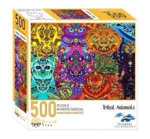 Brain Tree Puzzle Stammestiere 500 Teile