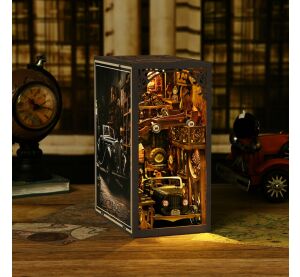 2Kids Toys 3D-Puzzle Buchstütze Miniaturhaus Vintage Autos